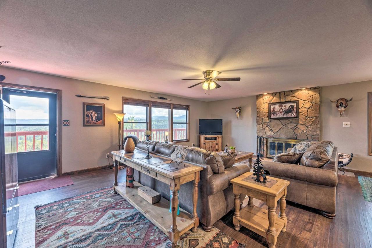 Mountains Majesty Cabin With Hot Tub And Mtn Views! Villa Ruidoso Luaran gambar