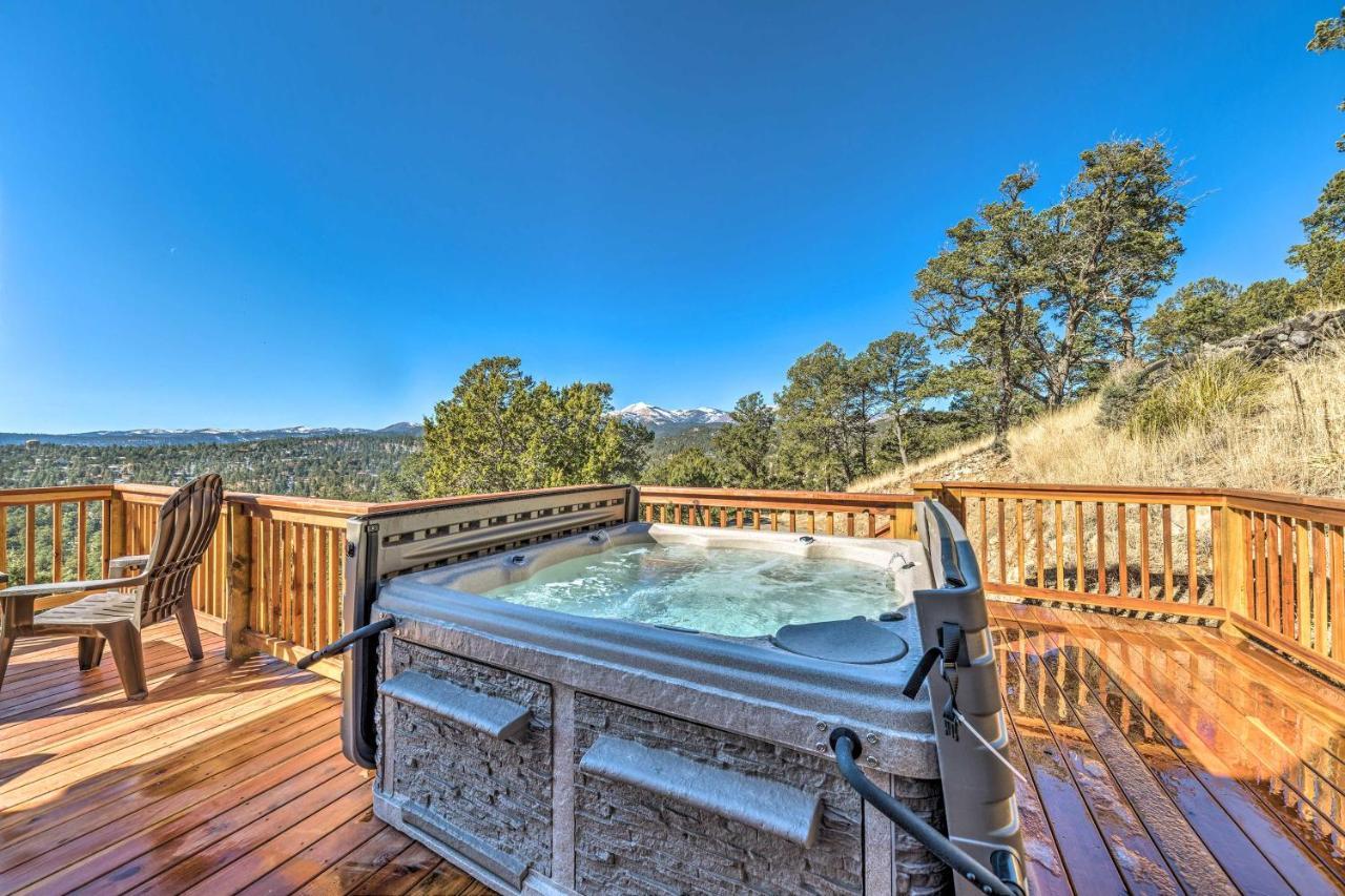 Mountains Majesty Cabin With Hot Tub And Mtn Views! Villa Ruidoso Luaran gambar