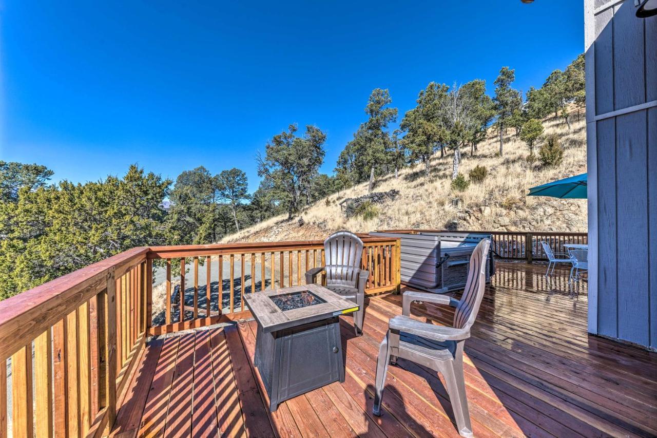 Mountains Majesty Cabin With Hot Tub And Mtn Views! Villa Ruidoso Luaran gambar