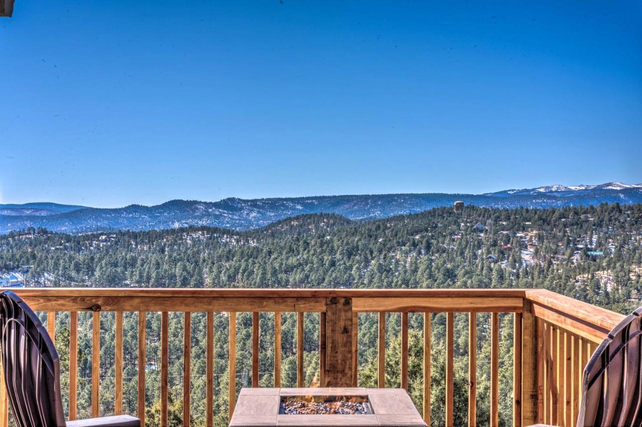 Mountains Majesty Cabin With Hot Tub And Mtn Views! Villa Ruidoso Luaran gambar